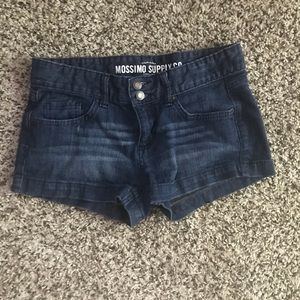 Mossimo dark denim shorts